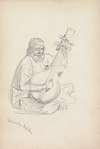 Study of a Rababi Musician