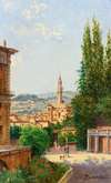 View Of Palazzo Vecchio From The Boboli Gardens, Florence