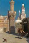 Une Journée Chaude Au Caire (Devant La Mosquée)