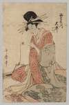 Woman of the Yoshiwara Reading Scroll