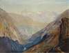 View of the valley of Zermatt