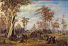 Adelaide, a tribe of natives on the banks of the river Torrens