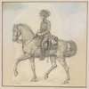 Der alte Kaiser Franz Joseph zu Pferde
