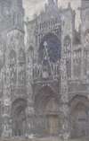 The Cathedral in Rouen. The portal, Grey Weather
