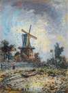 Windmill In Dordrecht