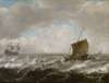 Rough Sea with Ships