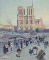 The Quai Saint-Michel and Notre-Dame