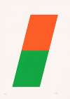 Orange Green from Series of Ten Lithographs