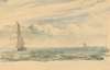 A Seascape with Two Sail Boats
