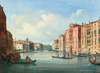 Venice, a view of the Grand Canal with Palazzo Cavalli-Franchetti and Palazzo Barbaro