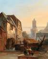 Andernach on the Rhine, Washerwomen by the Mill