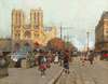 Notre Dame De Paris, Vue Du Quai De Montebello