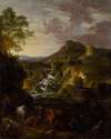 Landscape with the Cascades of Tivoli