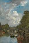 A busy canal, Rotterdam