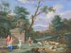 Classical Landscape with Shepherds and Shepherdess