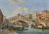 Venice, A View Of The Rialto Bridge From The South