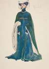 A Lady, costume sketch for Henry Irving’s Planned Production of King Richard II