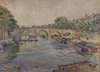 La Seine au pont-Marie, en 1899. 1er arrondissement