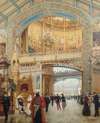Le dôme central de la galerie des machines à l’exposition universelle de 1889