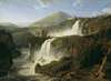 Der große Wasserfall von Tivoli bei Rom
