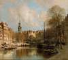 View of the Singel and the Bloemmarkt near the Munt, Amsterdam