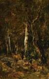 Forest Landscape With Figure