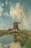 A Windmill on a Polder Waterway, Known as ‘In the Month of July’