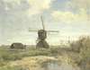 ‘Sunny Day’, a Windmill on a Waterway