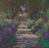 Eine Allee in Monets Garten in Giverny