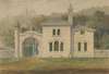Gate Lodge for Amos G. Hull, Newburgh, New York (front elevation)