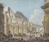 Demolition of the Old Vestibule of the Palais-Royal, Paris