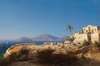 Ansicht der Insel Salamis von Nordosten