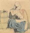 A Seated Peasant Woman
