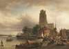 Ansicht von Dordrecht mit der Grote Kerk