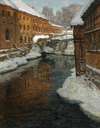 Fra Akerselven (The Akerselven River In The Snow)