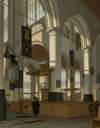 Interior Of The Oude Kerk, Delft