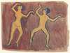 Cave of the Golden Calf; Study of Two Frenzied Dancers