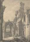 Transept of Melrose Abbey, 1778 Near Old Melrose on the River Tweed, Roxburgh