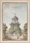 Design for the Temple of Apollo in the Gardens of the Chateau d’Enghien, Belgium