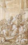 Saint Carlo Borromeo among the Plague Sufferers
