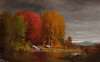 Hudson River Landscape in Autumn