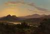 Sunrise, View of Drachenfels from Rolandseck