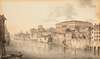 Le Palais Farnèse vu depuis les quais du Tibre à Rome
