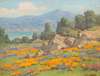 Coastal View with Poppies and Lupine