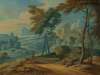 Wooded Italianate Landscape with Figures