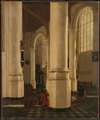 Interior of the Oude Kerk in Delft, with the Tomb of Vice-Admiral Pieter Pietersz Heijn
