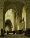 Interior of the Church of St Bavo in Haarlem