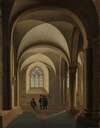 The westernmost bays of the south aisle of the Mariakerk in Utrecht