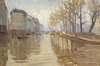 Le quai Montebello (inondations de 1910)