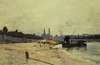 Le pont de l’Alma et l’ancien Trocadéro vus du quai d’Orsay